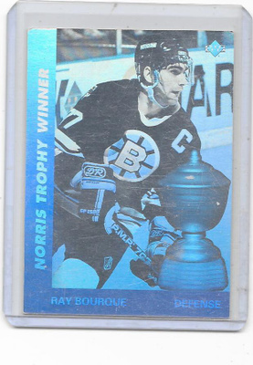 1991-92 Upper Deck Award HOLO #AW5 Ray Bourque , Boston