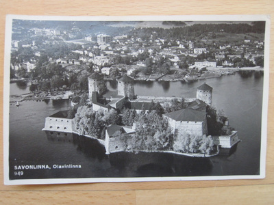 VANHA Postikortti Savonlinna 1930-luku Karhumäki