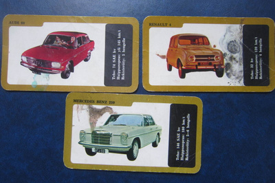 AUDI 60, RENAULT 4, MERCEDES BENZ 250