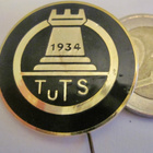 VANHA Merkki TuTS 1934 Shakkikerho Turku - pikkukuva 1