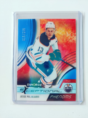 Jesse Puljujärvi 21-22 Synergy Exceptional Phenoms Blue /299