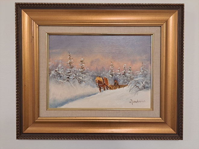 Väinö Juntura, Mies ja hevonen