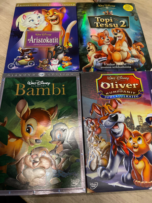 Walt Disney piirrosklassikot DVD paketti (4 kpl) Bambi