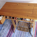 Singer poljettava vintage ompelukone - harvinainen väri. - pikkukuva 3