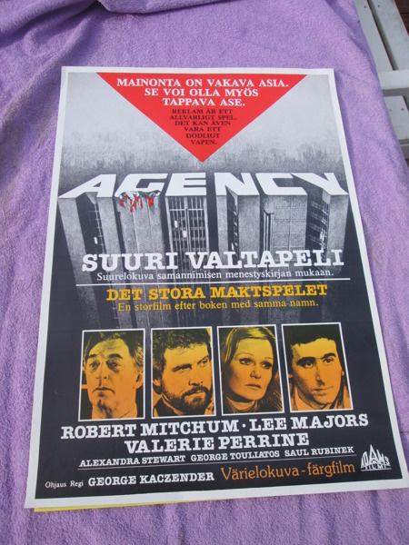 SUURI VALTAPELI vanha orig elokuvajuliste !!!
