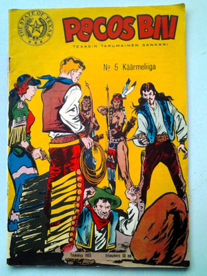 PECOS BILL 5/1955: Käärmeliiga