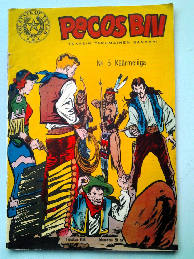 PECOS BILL 5/1955: Käärmeliiga