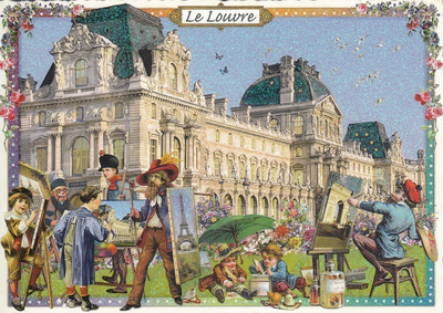 Louvre, Pariisi (Tausendschön-kortti)