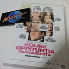 KOLME OPPITUNTIA RAKKAUDESTA SUOMI PAINOS DVD (W) - pikkukuva 1