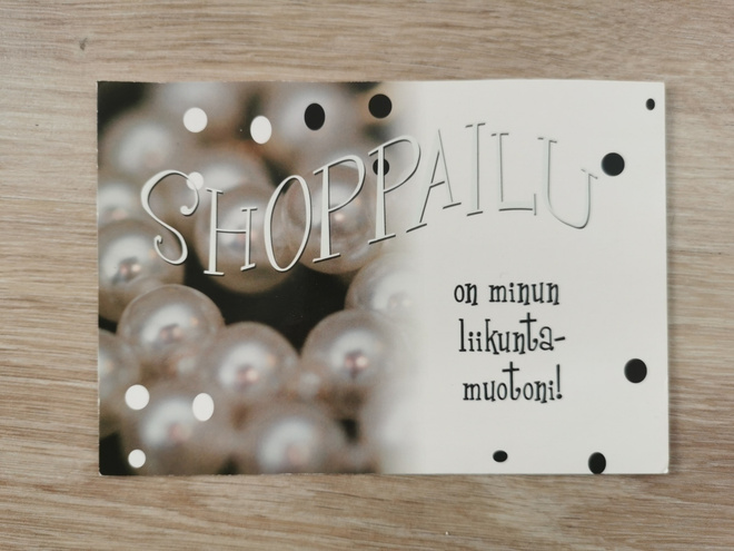 NO 1 - SHOPPAILU ON MINUN LIIKUNTAMUOTONI