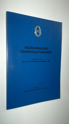 Valtakunnalliset maanpuolustuskurssit, Kurssit 151-160, a...