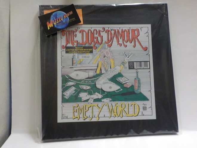 THE DOGS D'AMOUR - EMPTY WORLD EX+/EX+ BOXSET LP + JULISTE