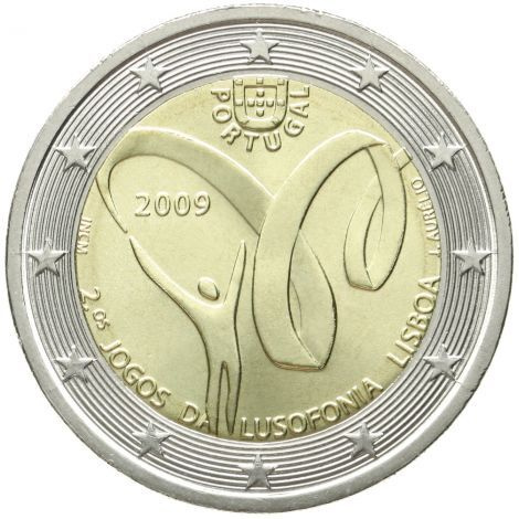 Portugali 2009 2 € Lusophony Games UNC