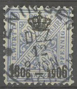 Wyrtemberg Mi 221a o