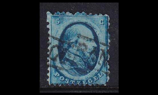 Alankomaat 4 o Willem III 5 C FRANCO rosohamm. (1864)