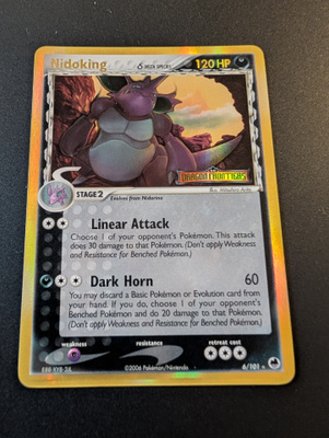 Nidoking reverse holo Dragon Frontiers