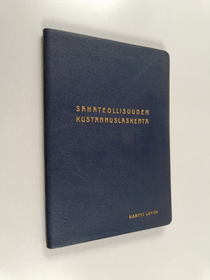 Sahateollisuuden kustannuslaskenta