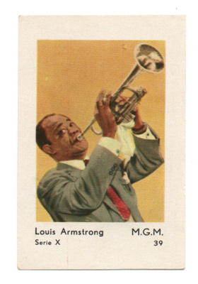 Purkkakuva Hellas. Serie X n:o 39 LOUIS ARMSTRONG