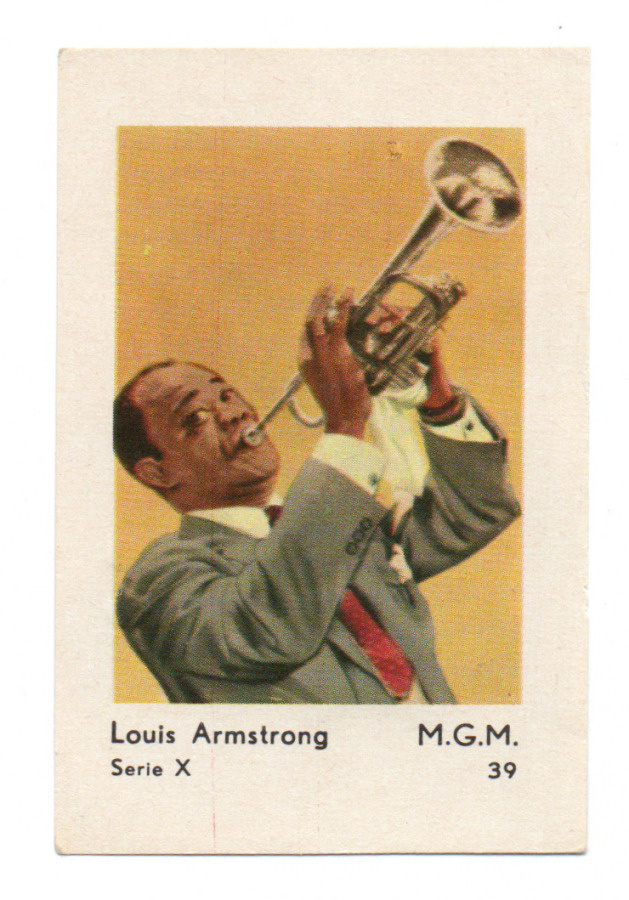 Purkkakuva Hellas. Serie X n:o 39 LOUIS ARMSTRONG