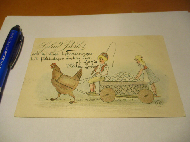 Glad Påsk - 1904 Lohjan Vaanilaan mennyt