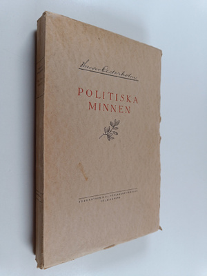 Theodor Cederholm : Politiska minnen