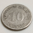 Saksa 10 Pfennig 1876F - pikkukuva 3