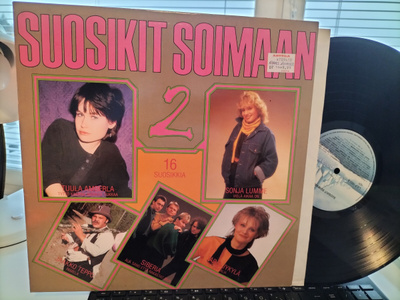 V/A, SUOSIKIT SOIMAAN 2, LP -85 HIENO KUNTO !!