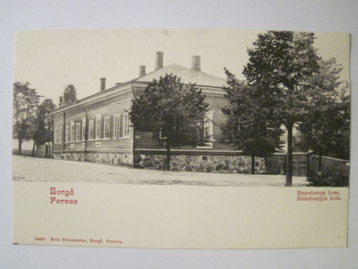 VANHA Postikortti Porvoo Varhainen HUIPPUKUNTO ennen-1905