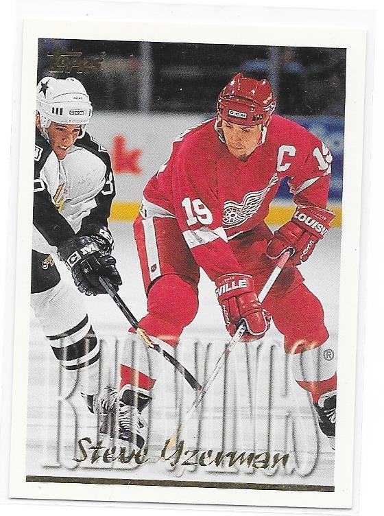 1995-96 Topps #237 Steve Yzerman Detroit Red Wings