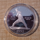 1 Dollari 1992 USA KM# 238. hopea 900 Proof - pikkukuva 2
