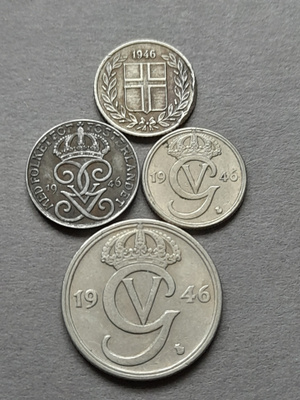 kolikkosetti 1946, 4kpl