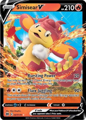 Simisear V 027/172 - Brilliant Stars - NM/M