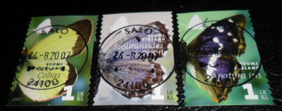 LAPE 1849-1851 LOISTO-ENSIPÄIVÄ LEIMAT 24-8-2007 SALO