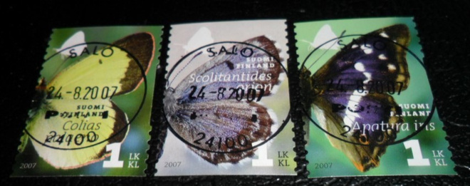 LAPE 1849-1851 LOISTO-ENSIPÄIVÄ LEIMAT 24-8-2007 SALO