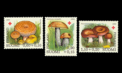 863-5 ** Punainen Risti Sieniä (1980)