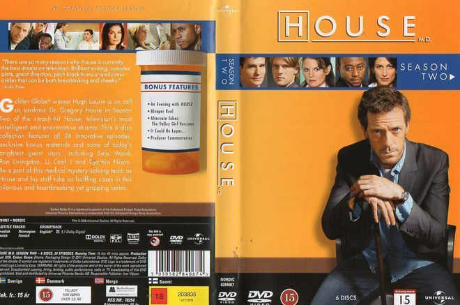 House 2 Kausi	(62 179)	k	-FI-	nordic,	DVD	(6)			(muovik)16h