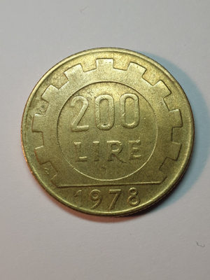 Kolikko 200 Lire
