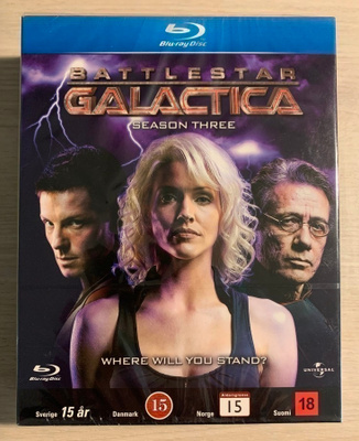 Taisteluplaneetta Galactica: Kausi 3 (Blu-ray) *UUSI*