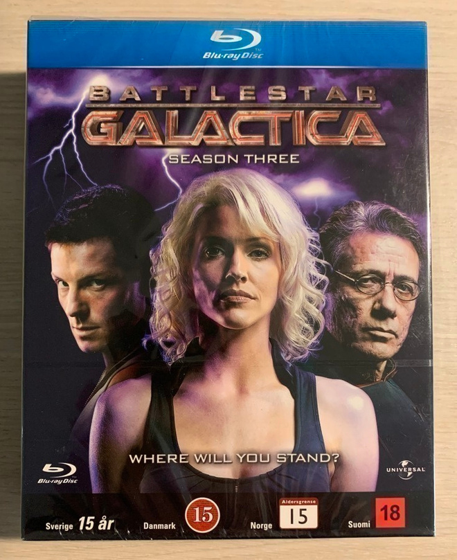 Taisteluplaneetta Galactica: Kausi 3 (Blu-ray) *UUSI*
