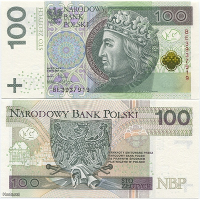 Puola Poland 100 Zloty v.2012 (2014) UNC P-UUSI