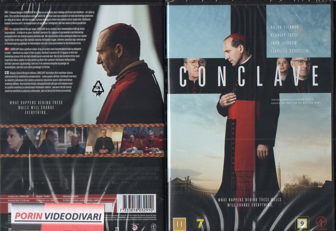 conclave	(51 350)	UUSI	-FI-	DVD			ralph fiennes	2024
