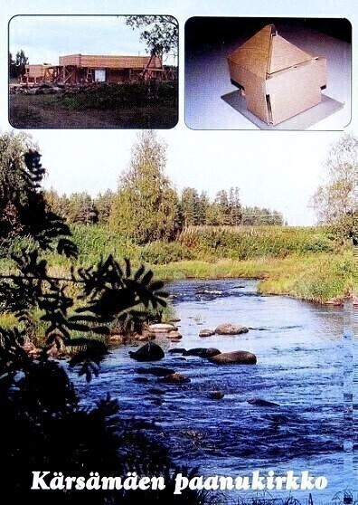 Kärsämäki Paanukirkko Postikortti