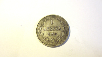 1 markka 1890
