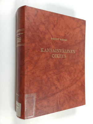 Bengt Broms : Kansainvälinen oikeus