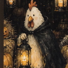 Halloween kanalla musta viitta - pikkukuva 1