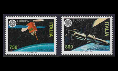 Italia 2180-1 ** Europa avaruus (1991)