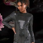 Ihana paljettipintainen catsuit jumpsuit kokoasu M - pikkukuva 2