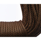 PARACORD ruskea-musta vinokuvio naru, 3 m - pikkukuva 1