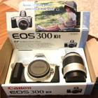 CANON EOS 300 KIT TÄYDELLINEN VINTAGE KAMERAPAKETTI - pikkukuva 2