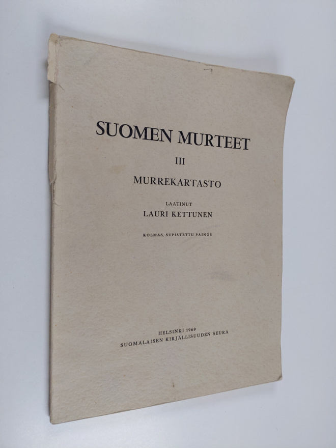 Suomen murteet - III : Murrekartasto